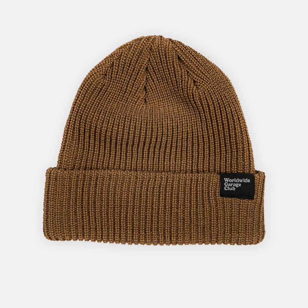 "WORLDWIDE GARAGE CLUB" ACRYLIC BEANIE