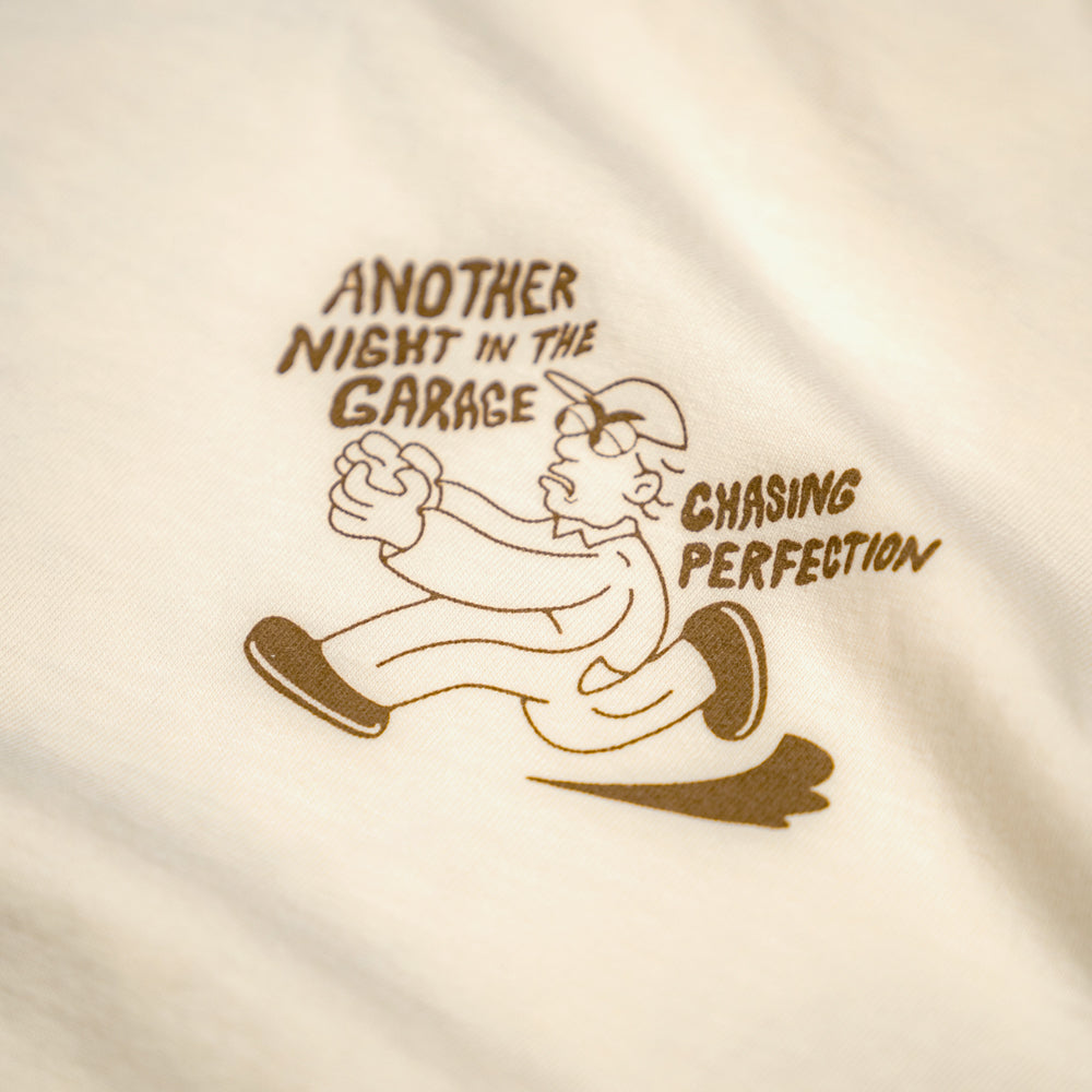 NIGHT IN THE GARAGE TEE - IVORY