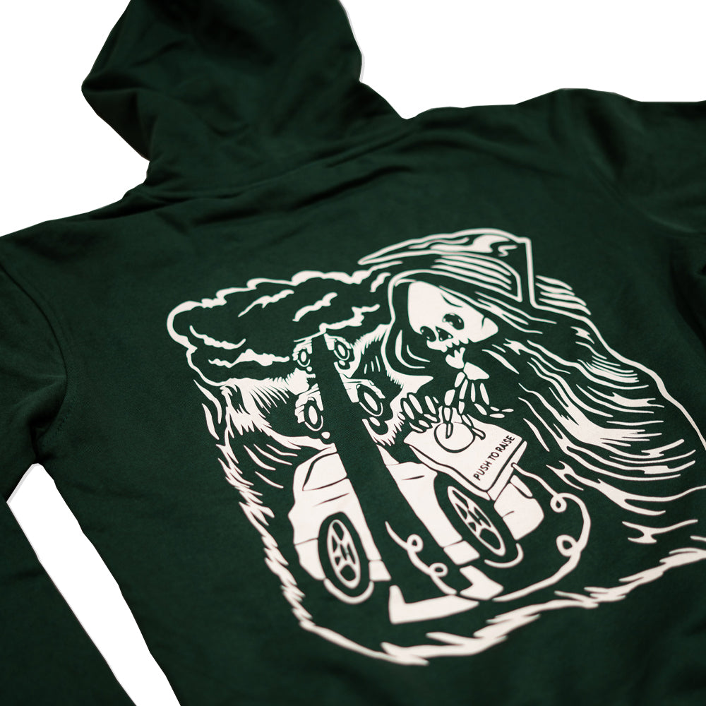 WRITE OFF HOODIE - GREEN