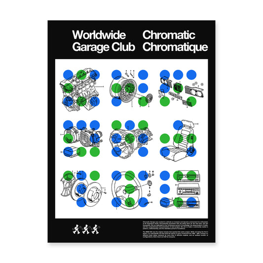 World Wide Garage Club 1976 Poster