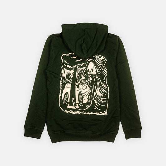 WRITE OFF HOODIE - GREEN